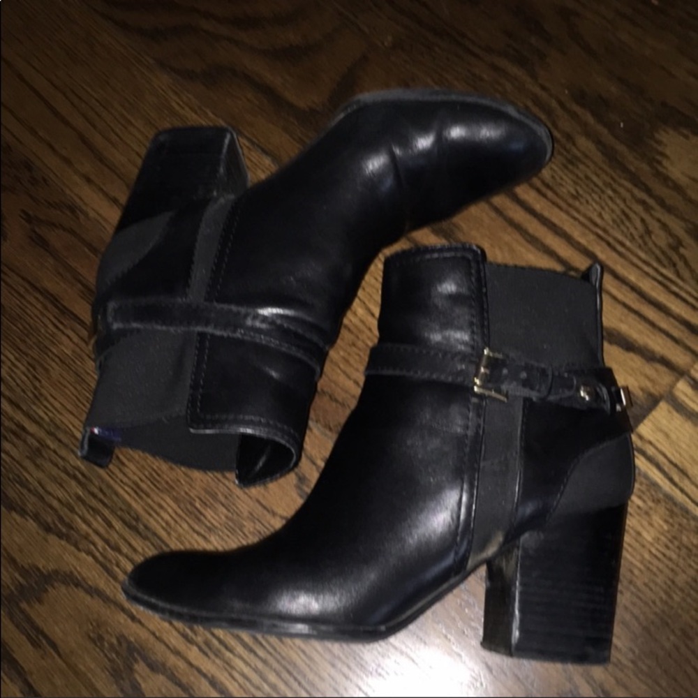 Tommy Hilfiger Leather Booties